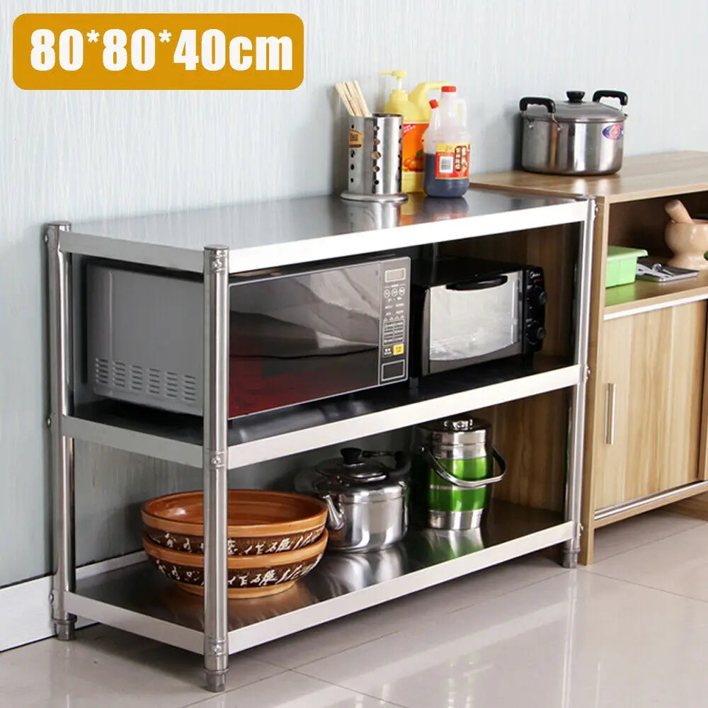 Heavy Duty Storage Shelving Organizer Stainless Steel
