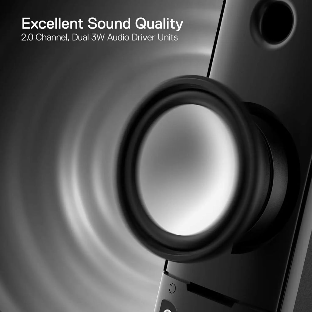 Redragon GS550 Speakers 2.0 Channel Desktop Computer Quality Bass