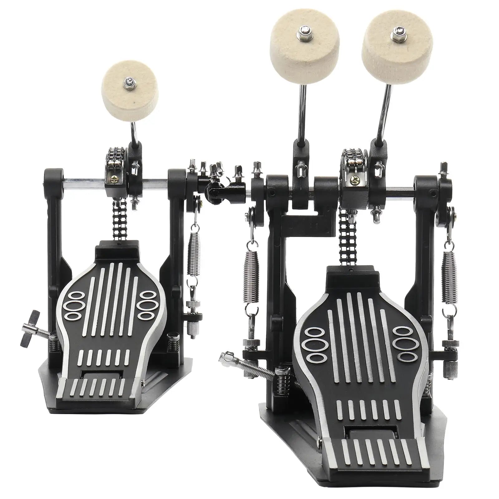 Double Bass Drum Pedal Black for Musicians