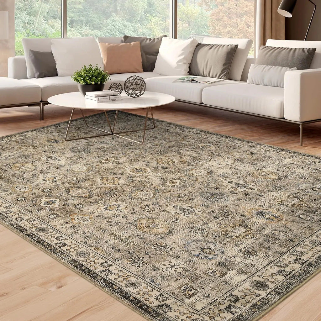 Washable Area Rugs Non-Slip Accent Super Soft