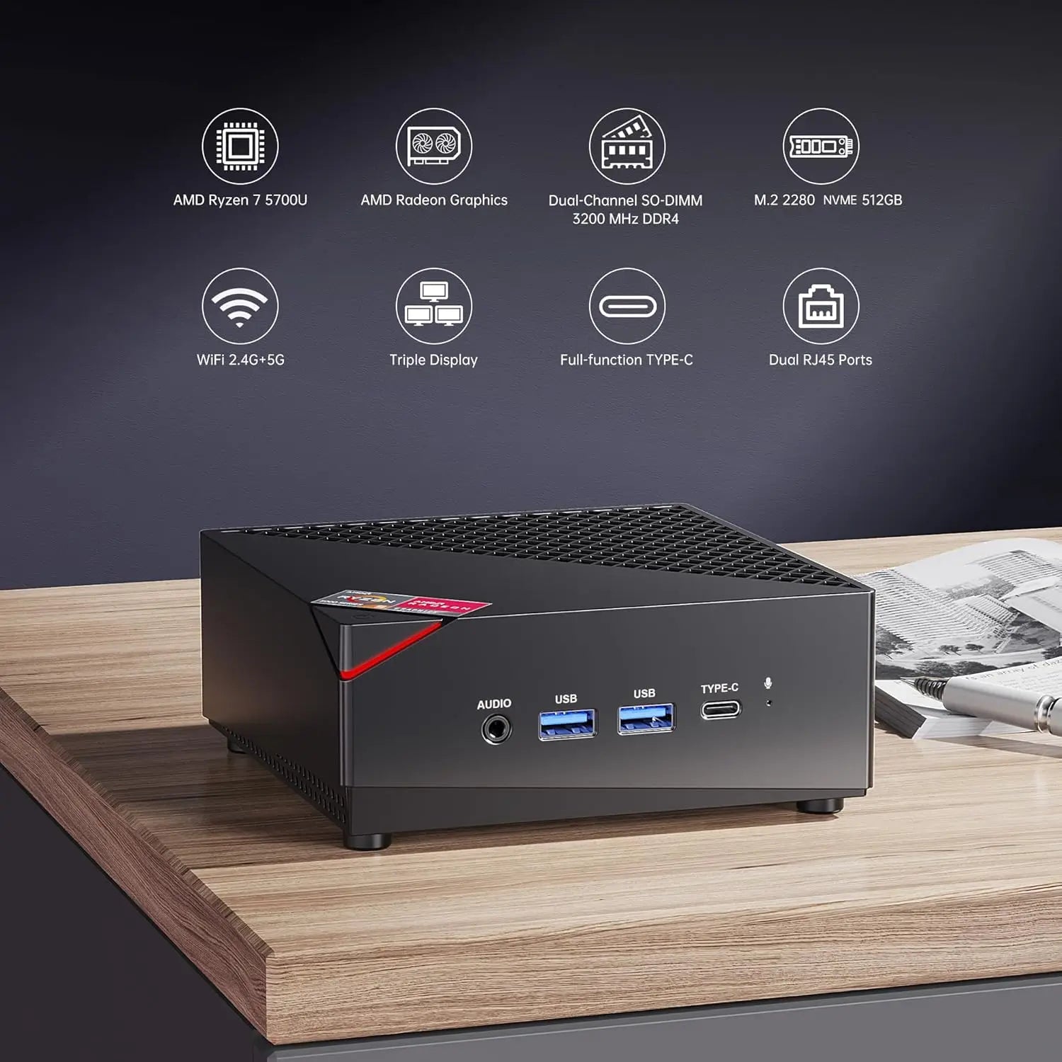 ACEMAGIC AM06Pro Mini PC AMD Ryzen 7