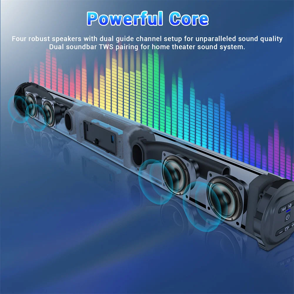 Sound Bar TV Sound System Bluetooth Speaker Wireless
