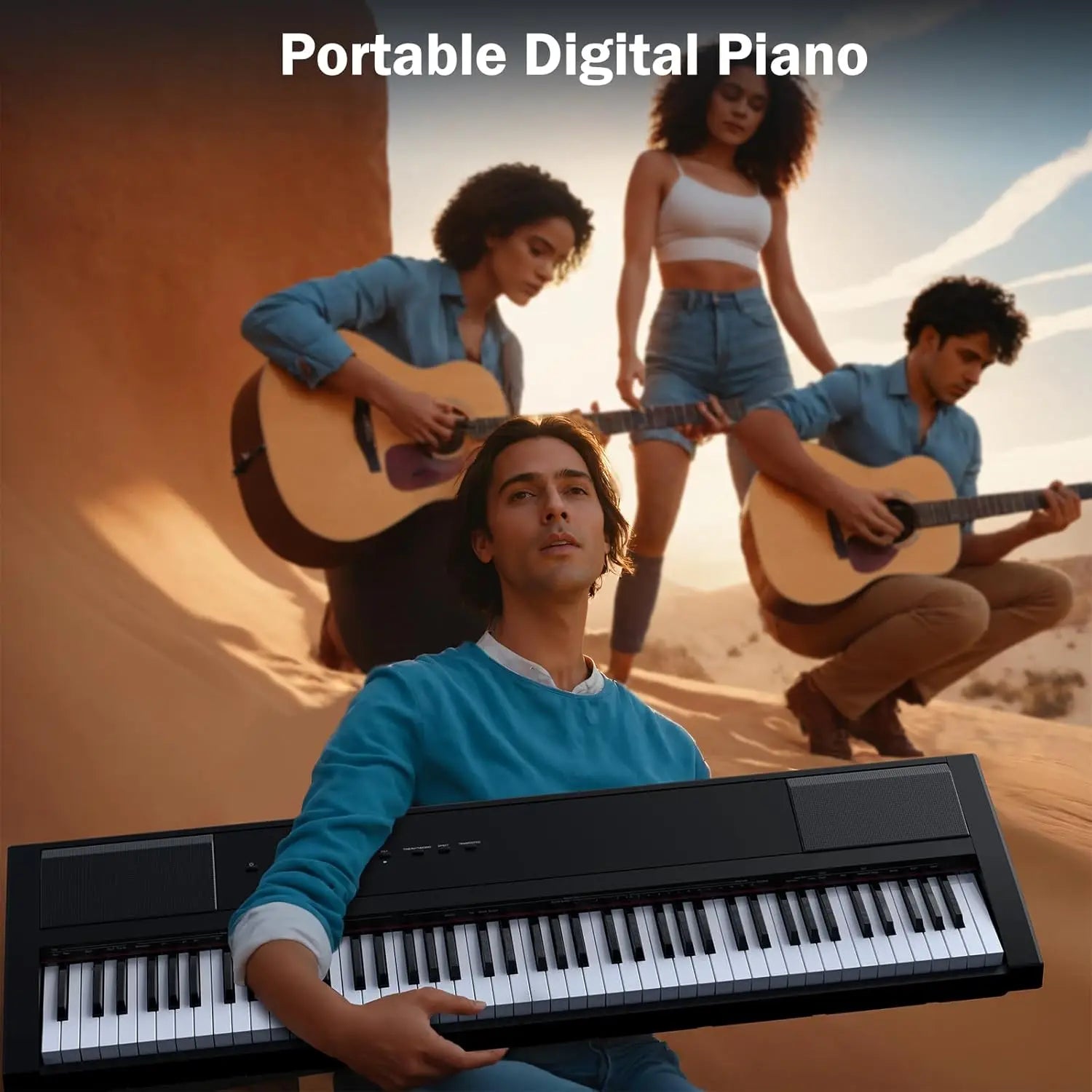 88 Key Digital Keyboard Semi-Weighted Digital Piano