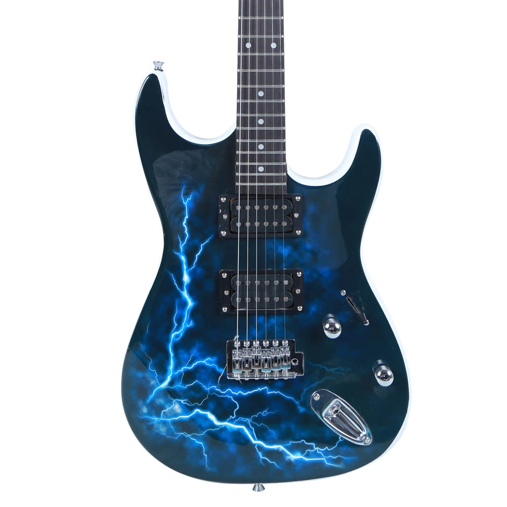 22 Frets Maple Electric Guitar with Power Cord/Strap/Bag