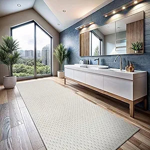 Modern Rug Luxury Swirl Curved Stain Resistant