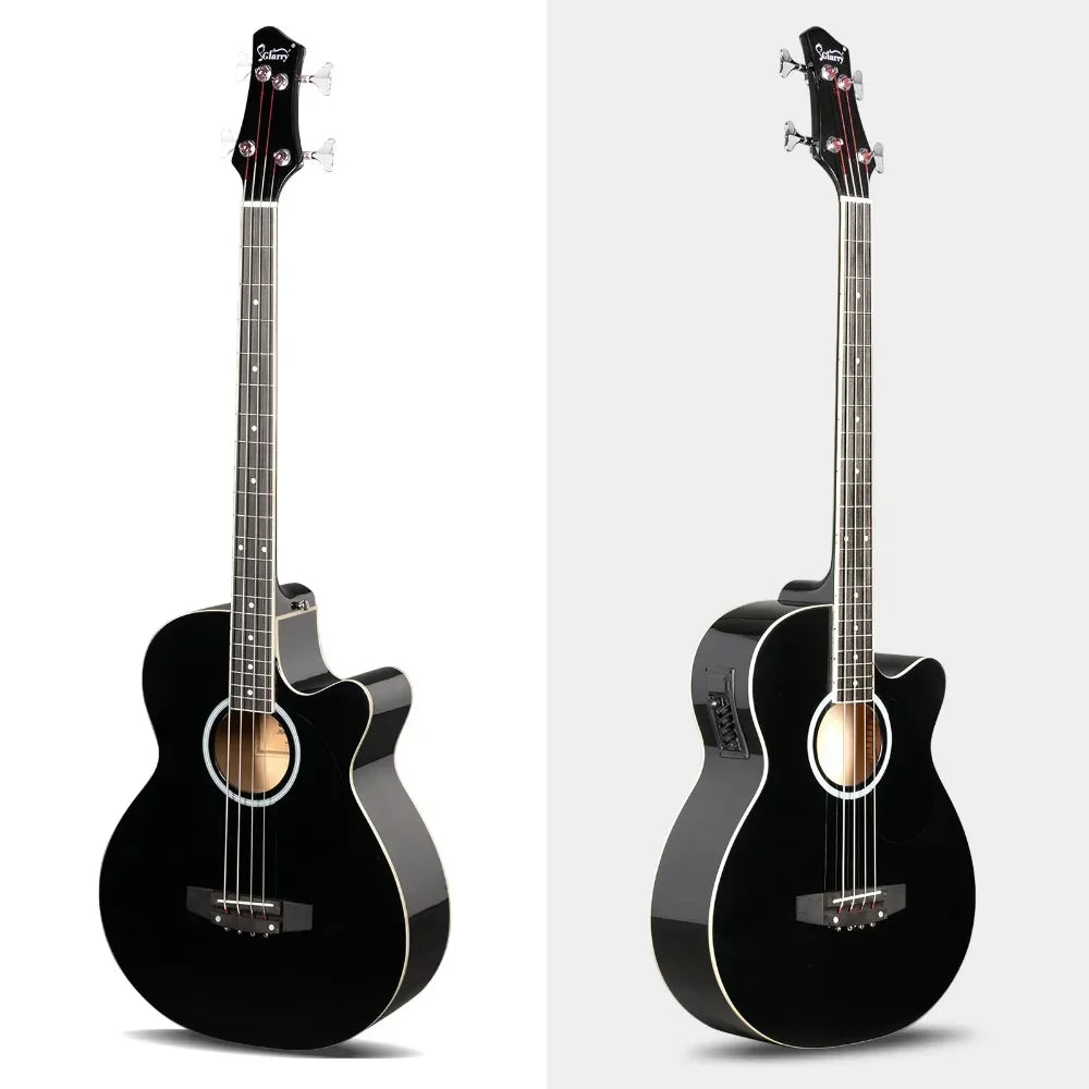 4 String Electric Acoustic Bass Guitar W/4-Band EQ