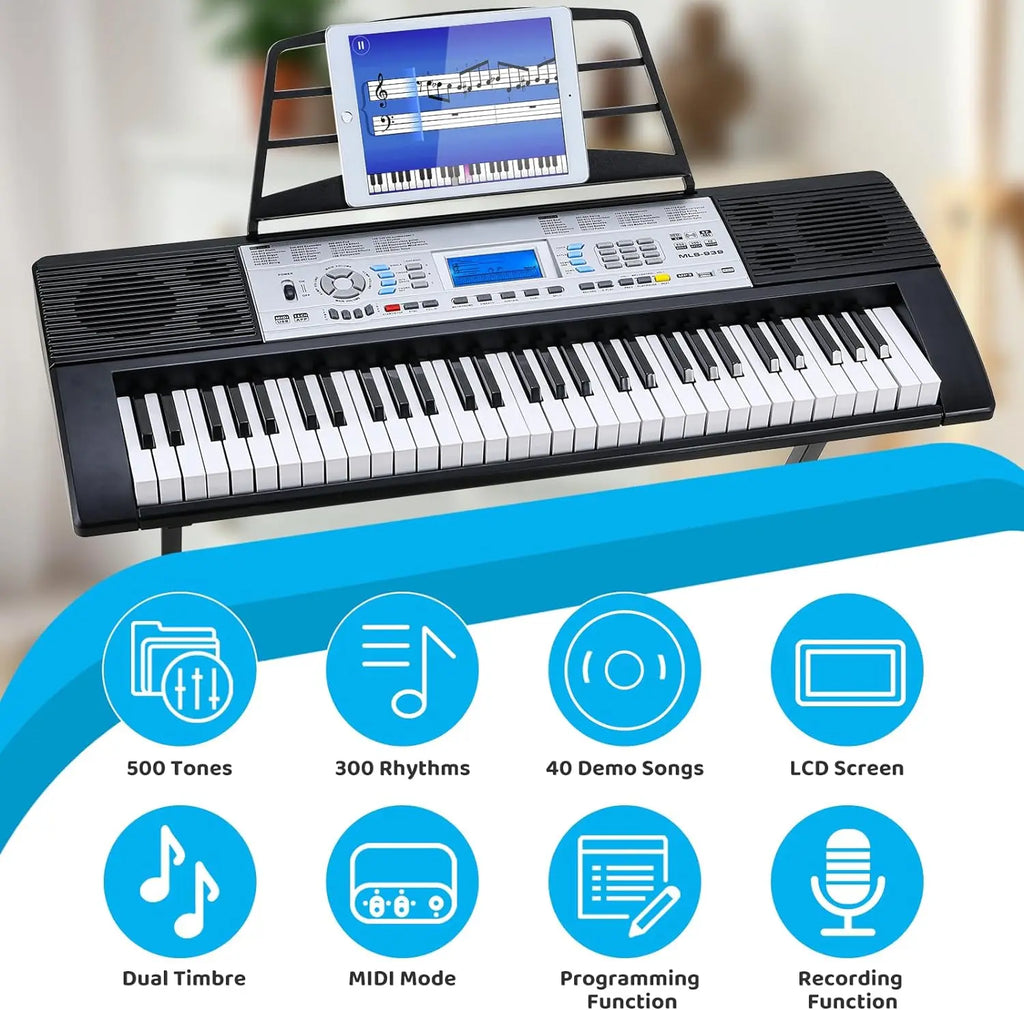 61 Key Digital Piano Keyboard Set for Kids