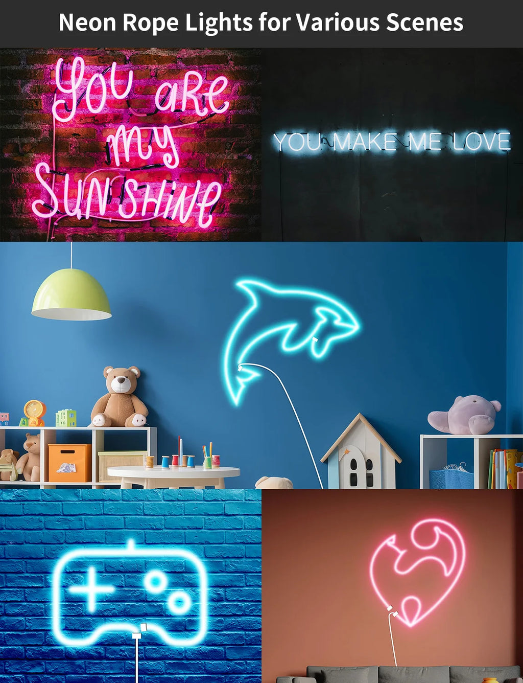 Smart App LED Strip Lights Backlights Home Decor