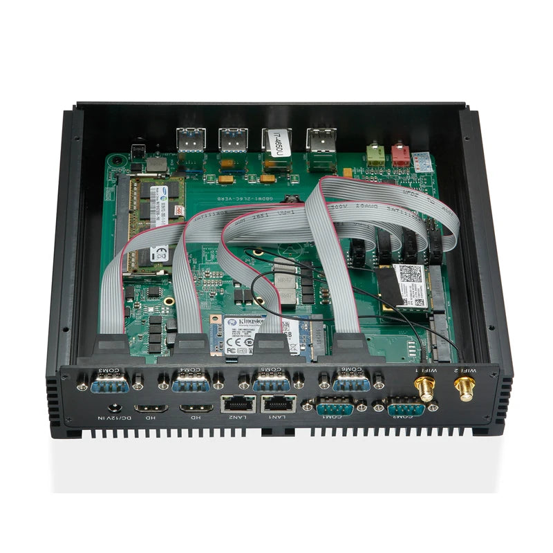 Big Sale industrial Computer 6*COM RS232 RS485 Intel