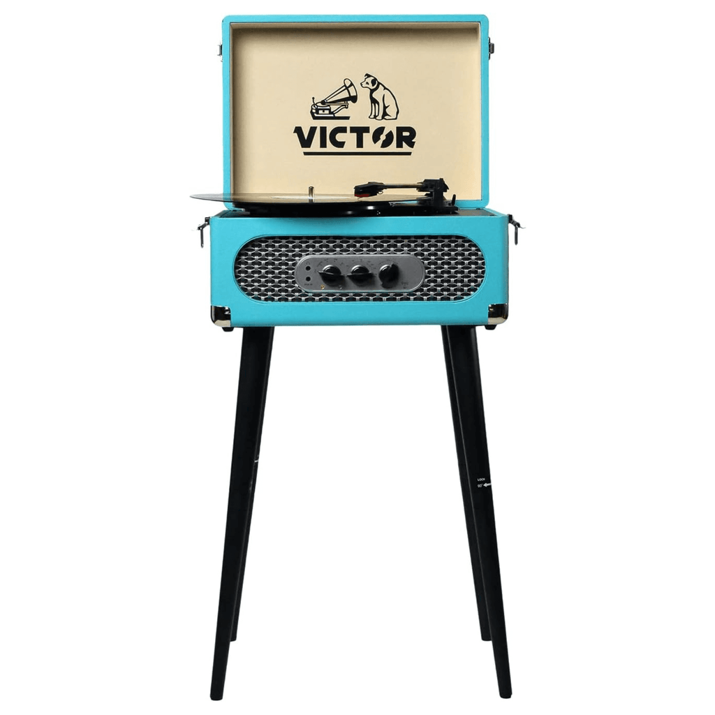Victor Andover 5-in-1 Music Center with Chair-Height Legs and Bluetooth Function